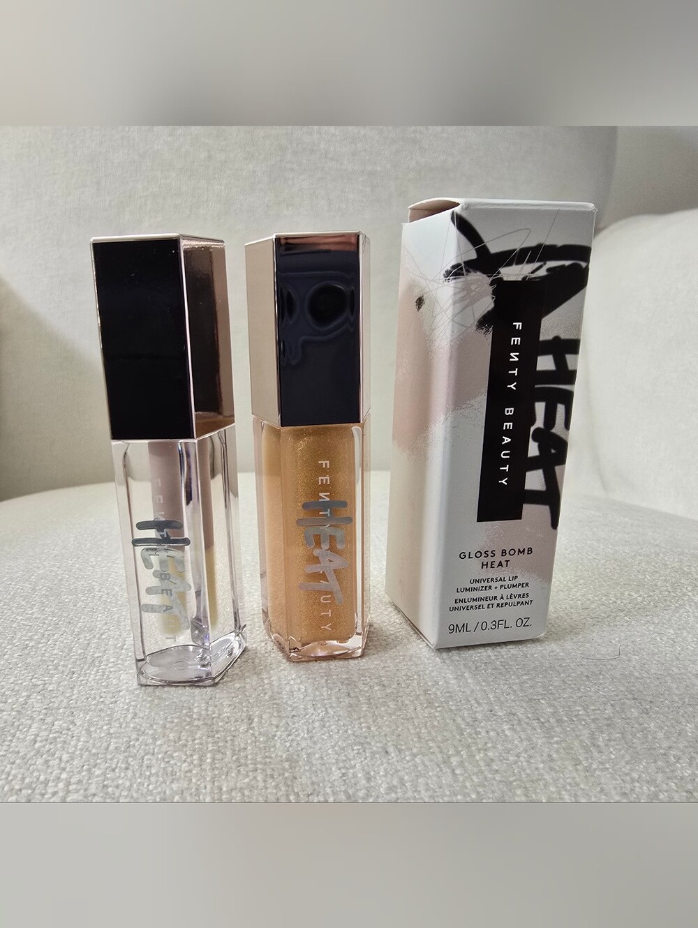 Bundle 2 Fenty Beauty Gloss Bomb Heat - Glass Slipper & Lemon Lava